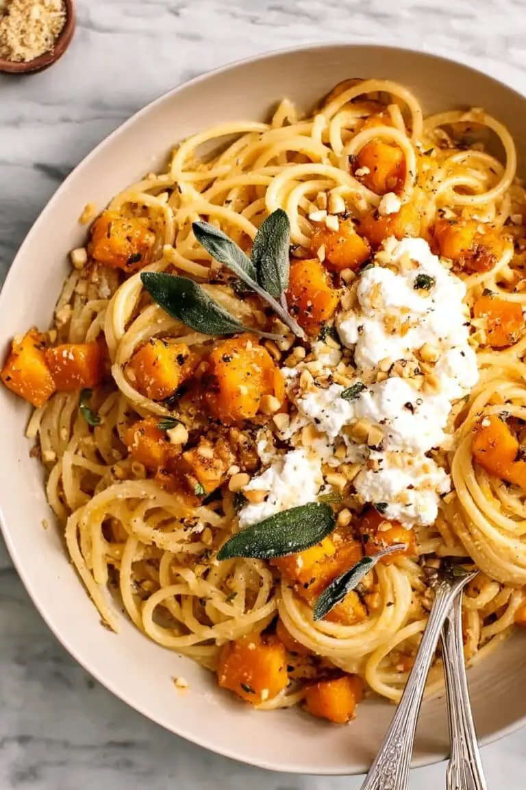 Butternut Squash Sage Pasta Recipe