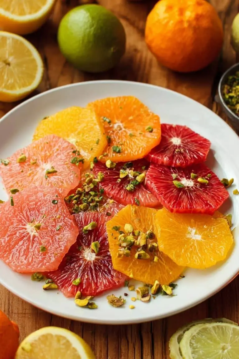 Spicy Citrus Salad with Pistachios Recipe
