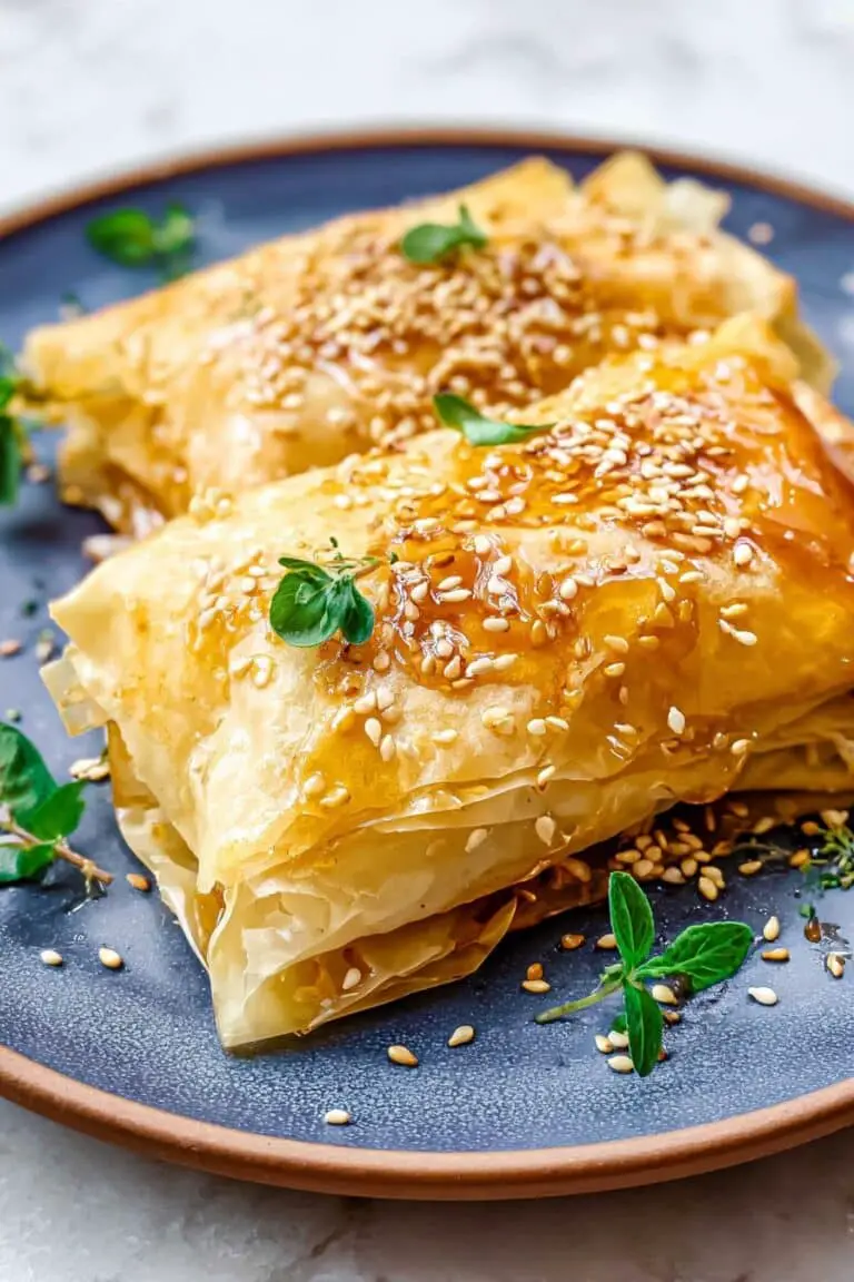 Baked Feta Wrapped in Phyllo with Honey Recipe
