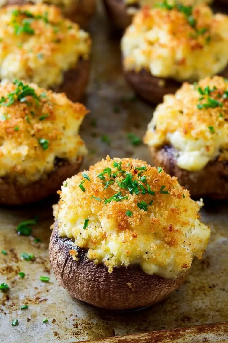 Crab Stuffed Mushrooms Recipe