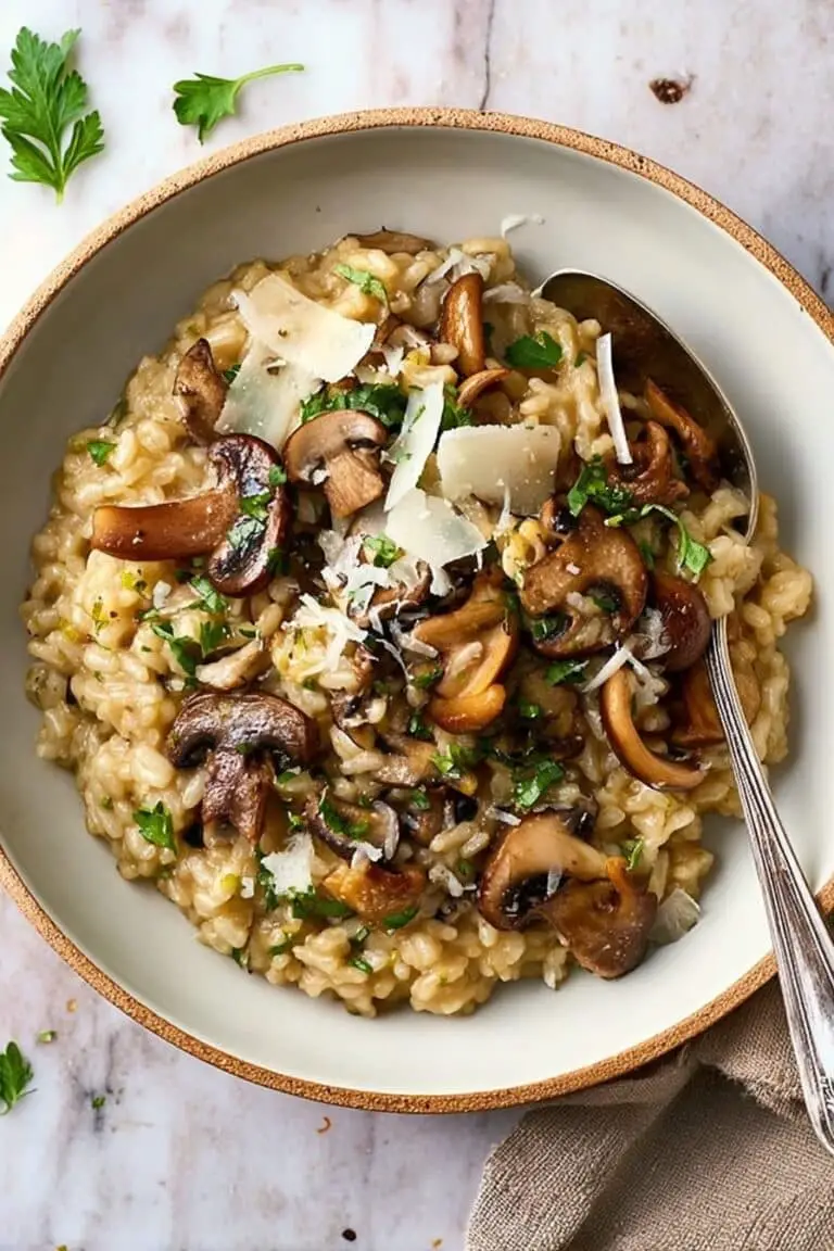 Creamy Mushroom Risotto Recipe