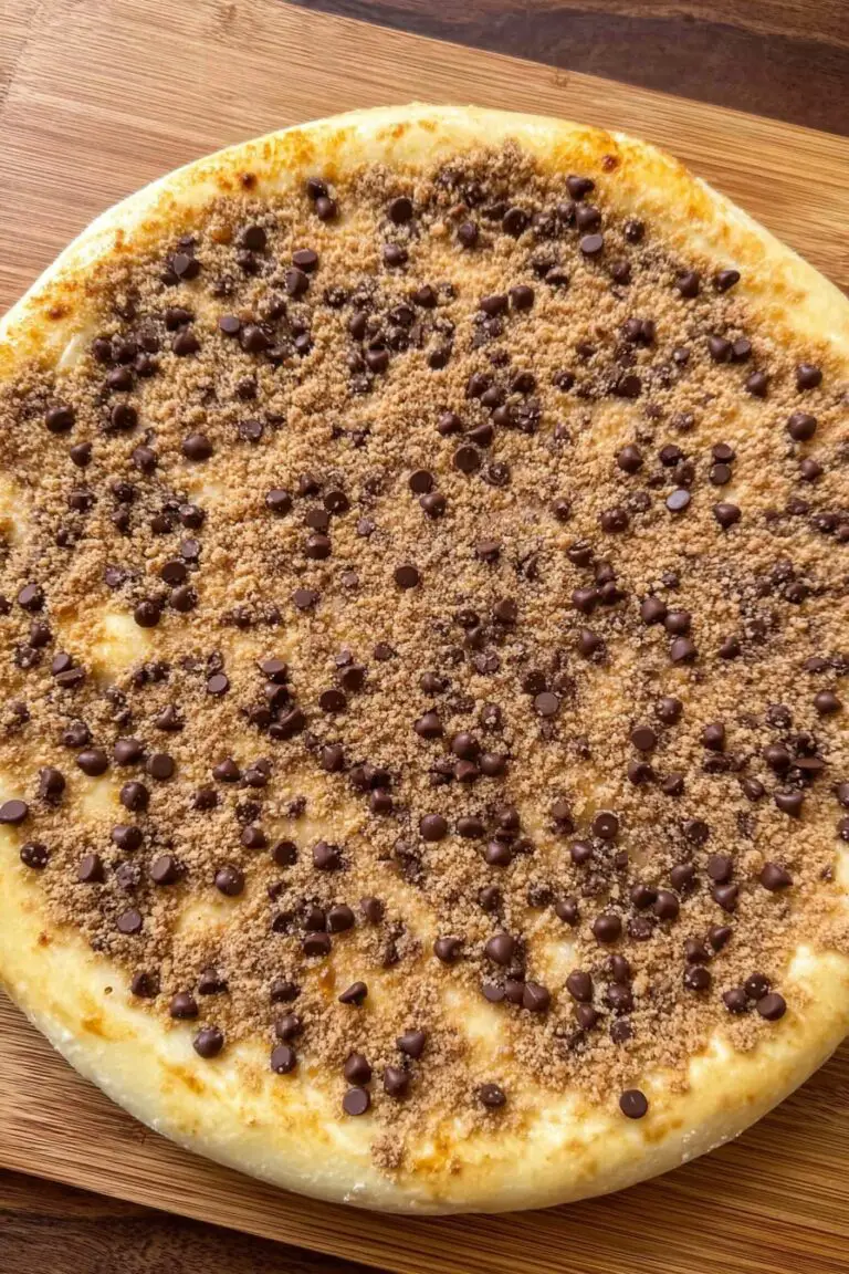 Chocolate Chip Dessert Pizza Recipe
