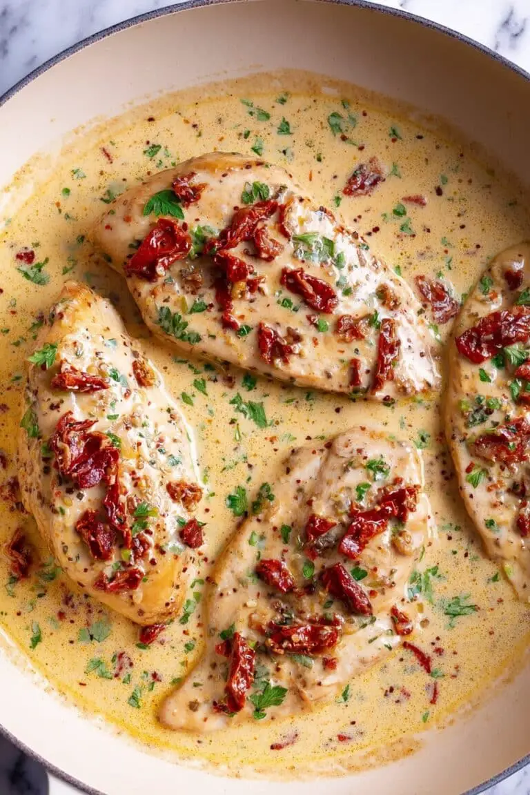 Creamy Sun-Dried Tomato Tofu Skillet Recipe