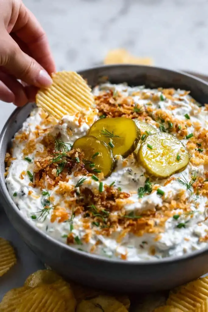 Creamy Ranch Pickle Dip Recipe