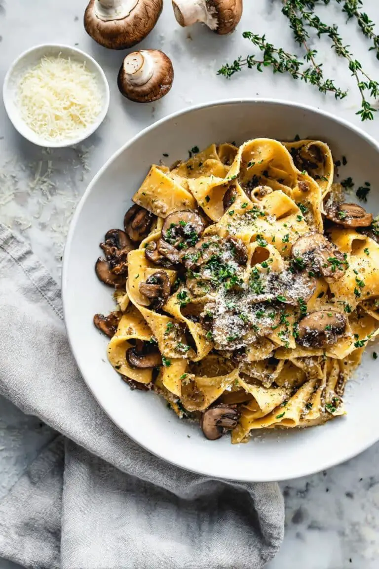 Creamy Vegetarian Mushroom Stroganoff Recipe