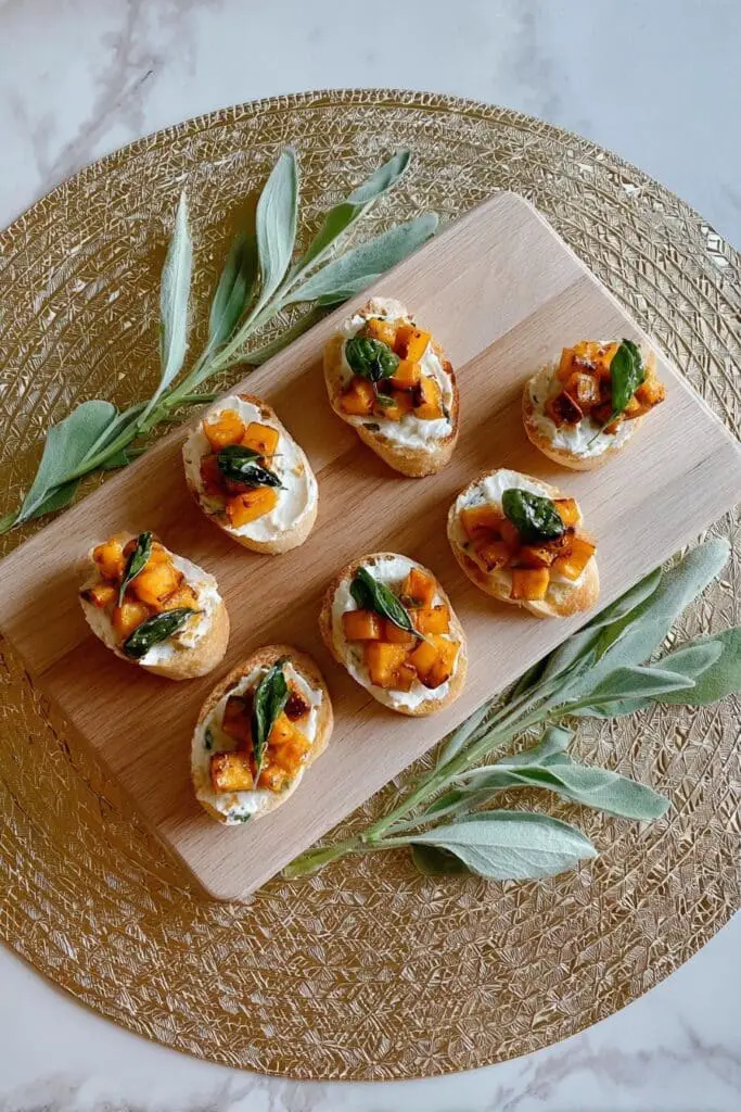 Roasted Honeynut Squash Crostini with Ricotta Recipe
