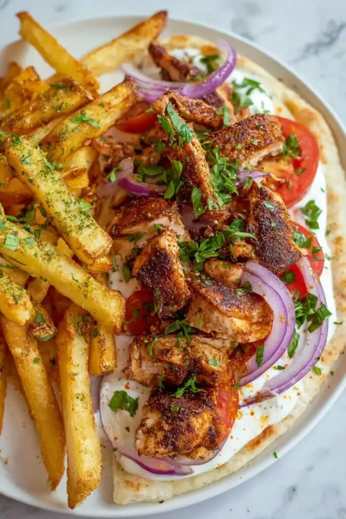 Easy Chicken Shawarma Wraps with Garlic Yoghurt Recipe