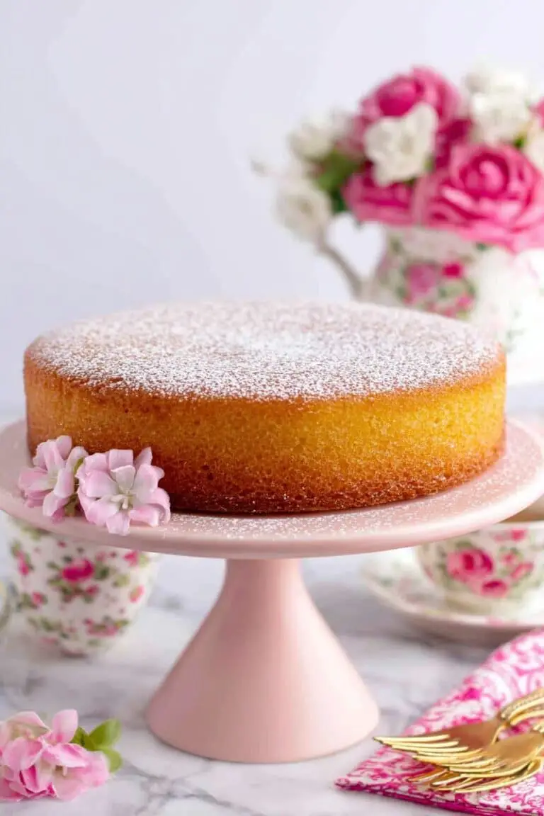 Easy French Butter Cake Recipe