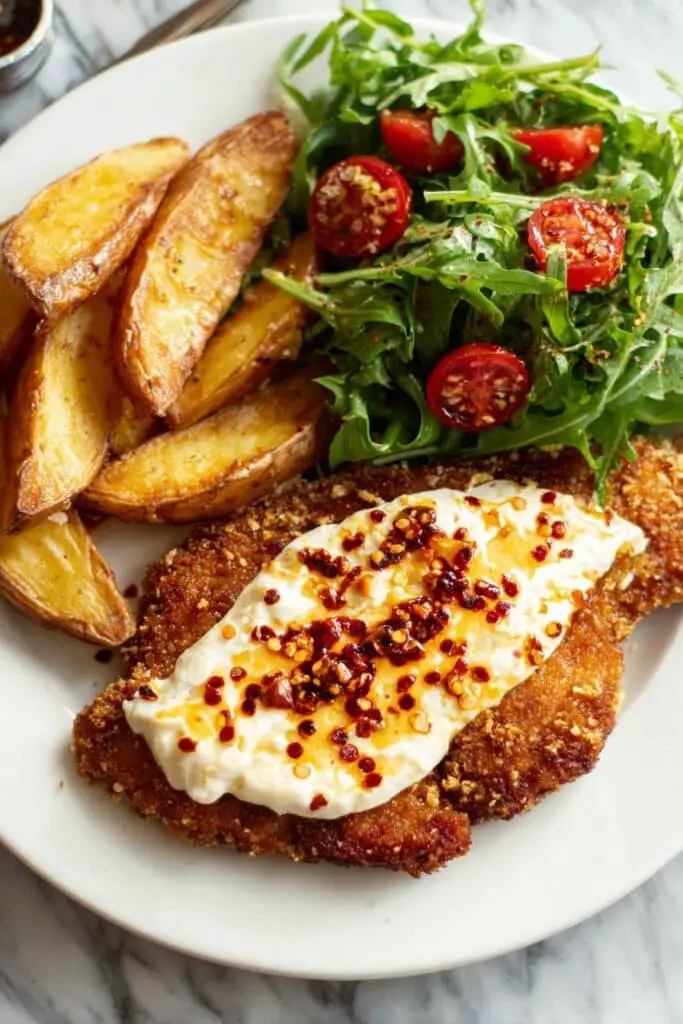 Hot Honey Crispy Feta Chicken Recipe