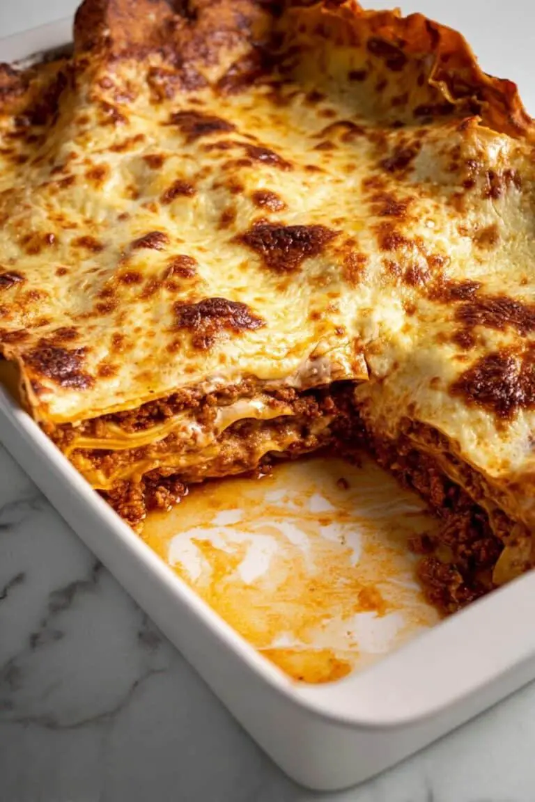 Homemade Lasagne Bolognese Recipe