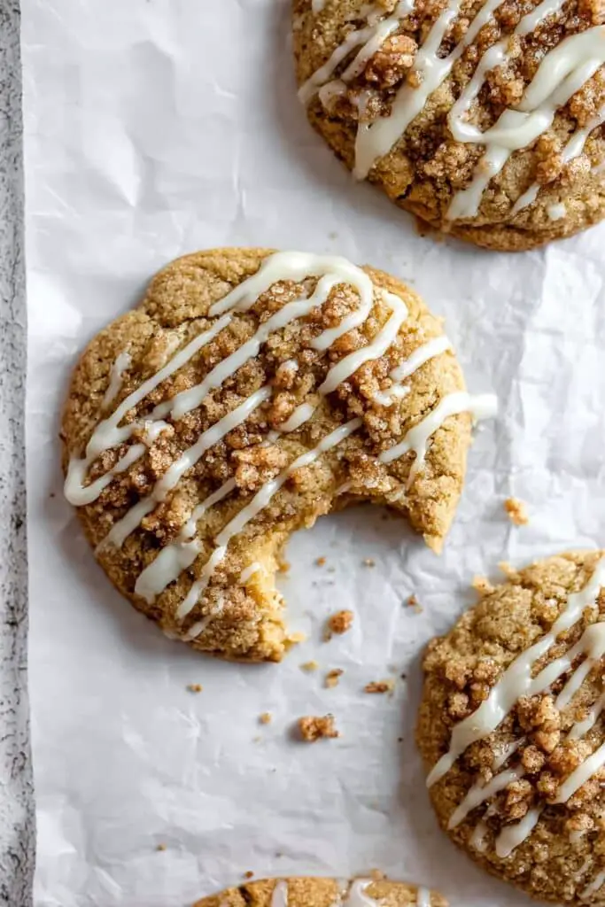 Coffee Cake Cookies with Cinnamon Crumble Recipe