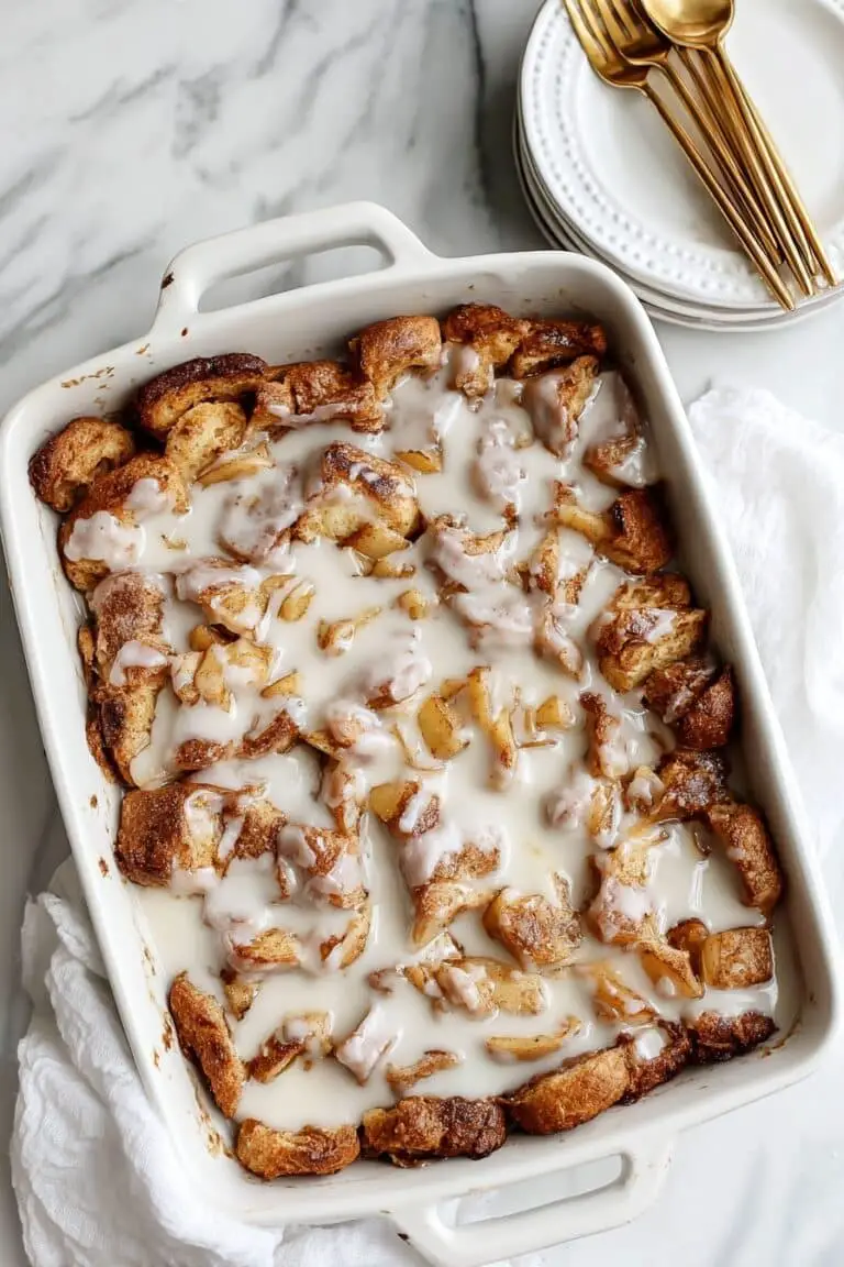 Apple Pie Cinnamon Roll Bake Recipe