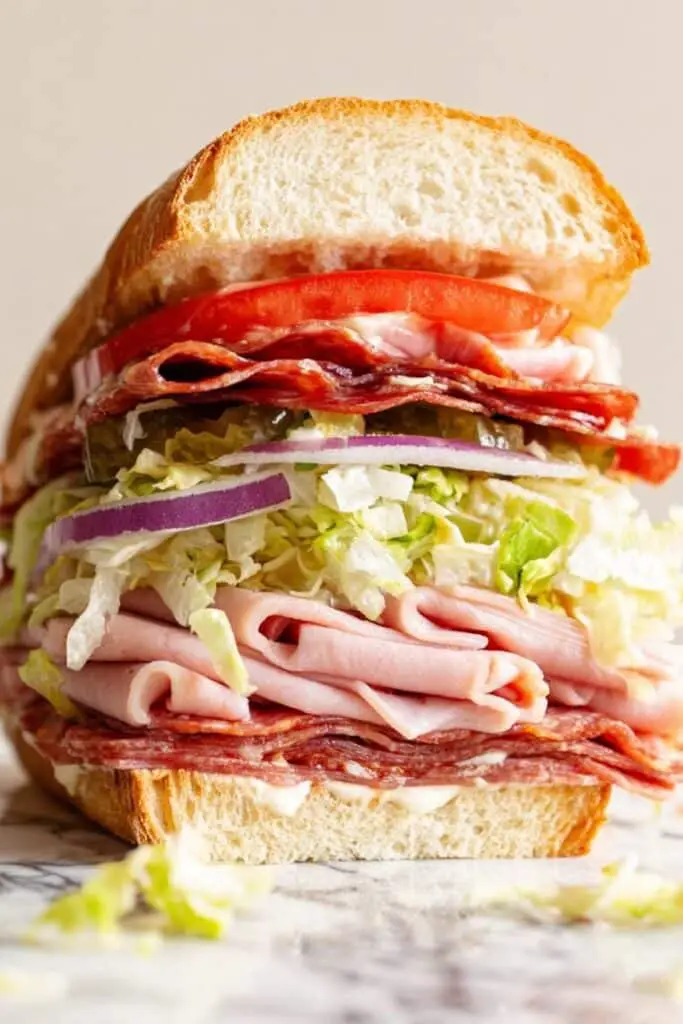 Viral Italian Grinder Salad Sandwich Recipe