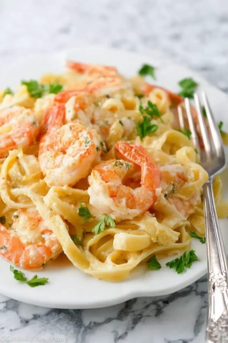 Creamy Shrimp Alfredo Pasta Recipe
