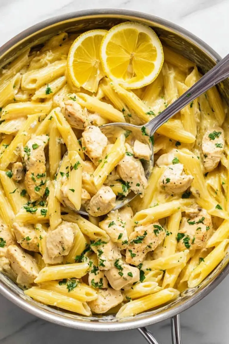 Creamy Lemon Chicken Pasta Recipe