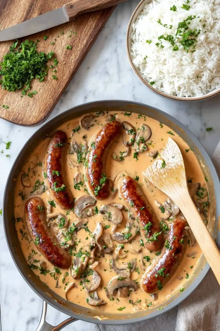 Creamy Sausage Stroganoff Recipe