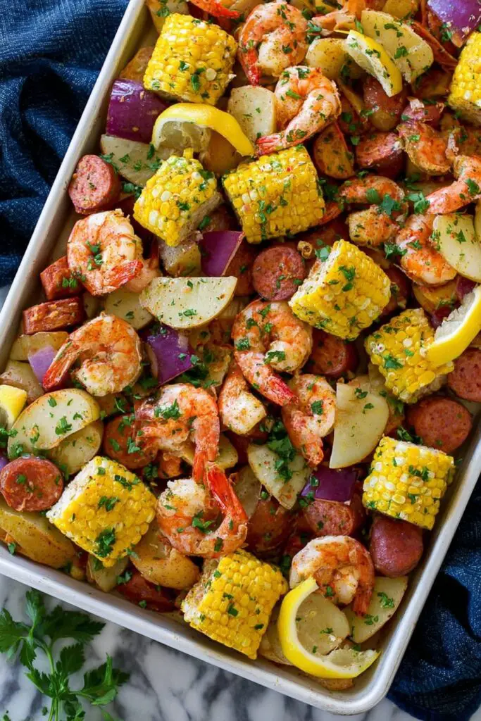 Shrimp Boil Recipe with Corn and Sausage Recipe