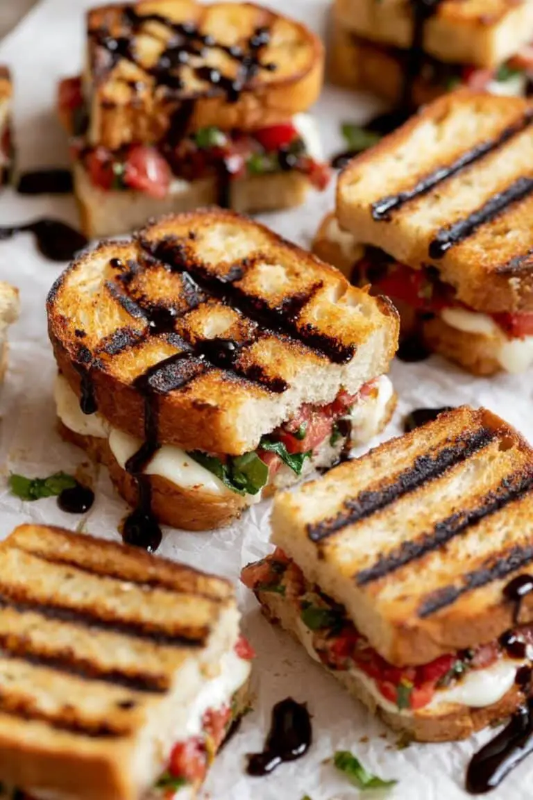 Bruschetta Grilled Cheese Sandwiches Recipe