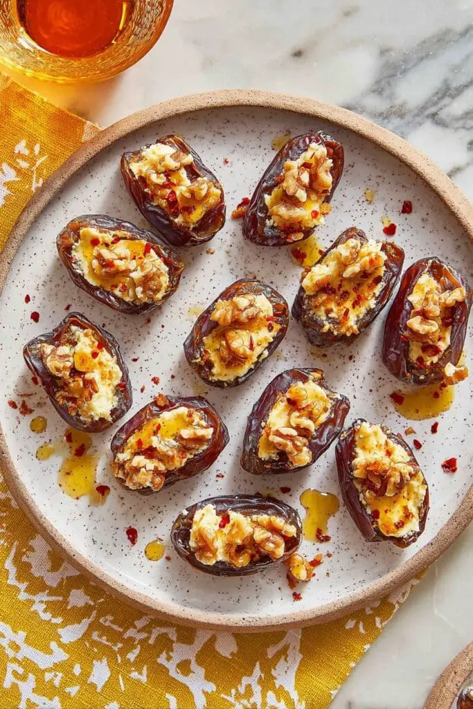 Stuffed Dates with Goat Cheese and Walnuts Recipe