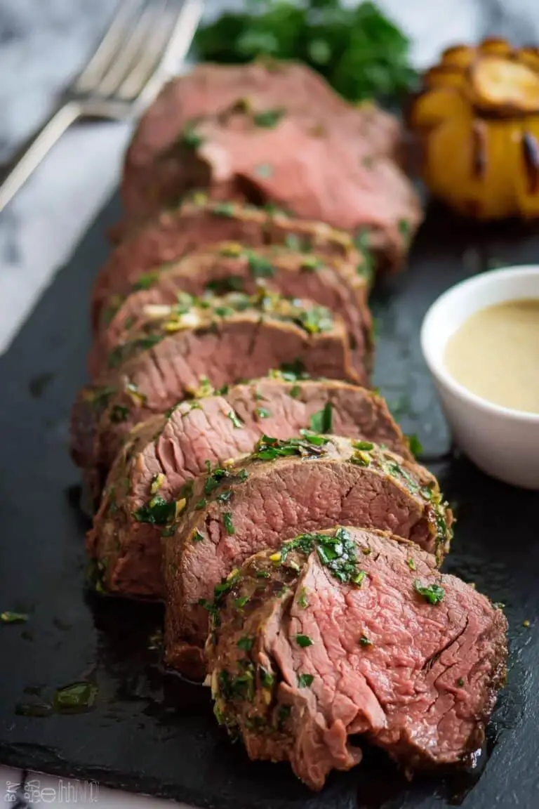 Herb-Crusted Beef Tenderloin with Horseradish Sauce Recipe