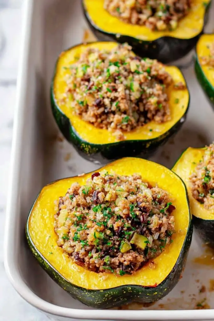 Moroccan Stuffed Acorn Squash Recipe