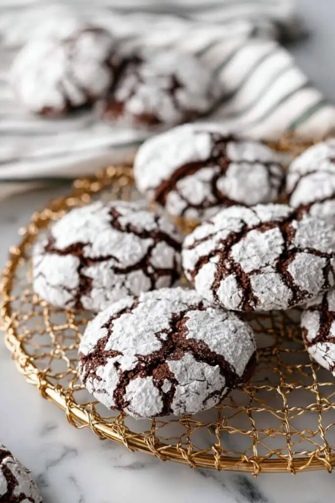 Chocolate Crinkle Cookies Recipe