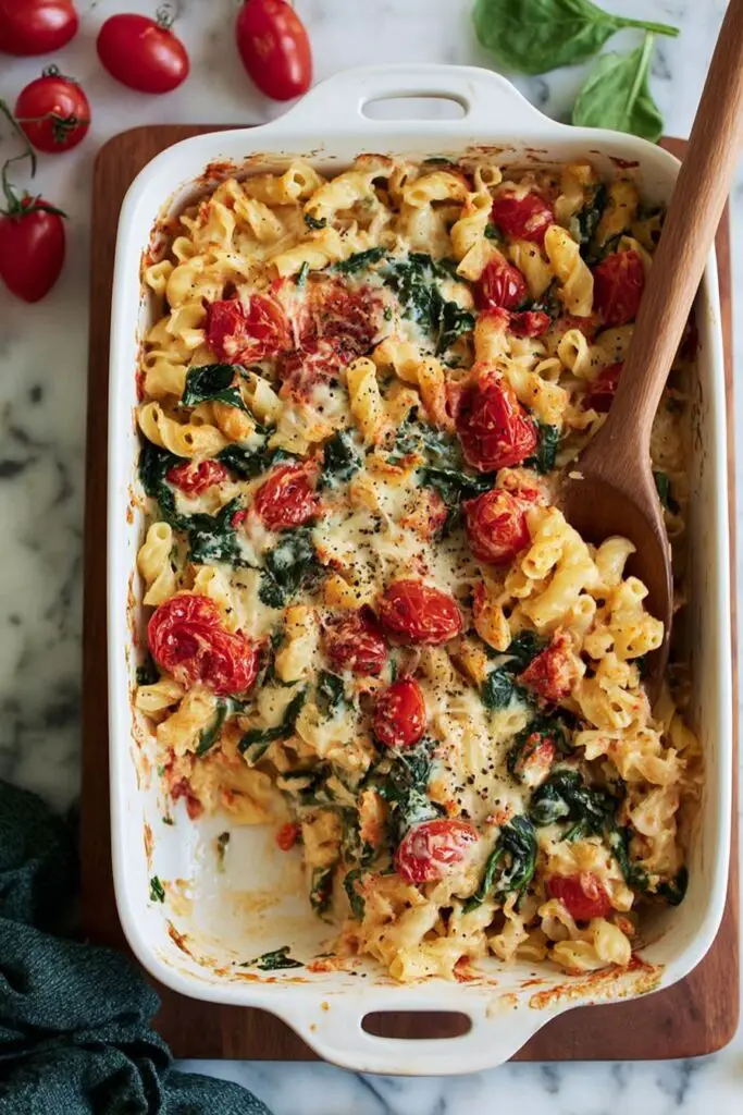 Baked Feta Pasta with Roasted Tomatoes Recipe