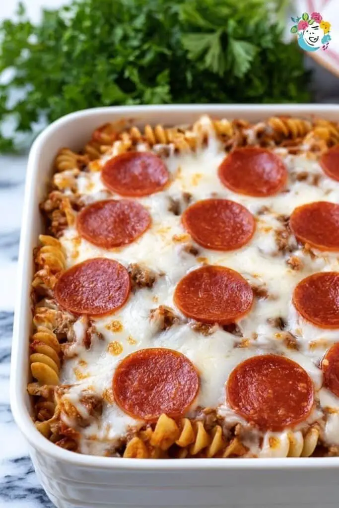 Baked Pizza Pasta Bake Recipe