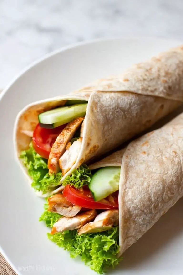 Sweet Chili Chicken Wraps Recipe