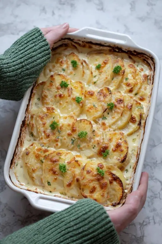 Turnip Gratin with Cheesy Cream Sauce Recipe