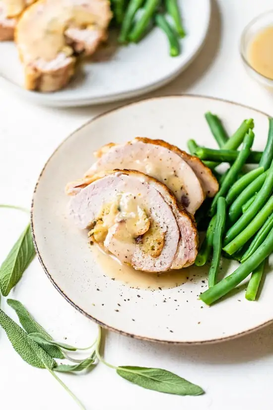 Turkey Roulade with Cranberry Stuffing Recipe