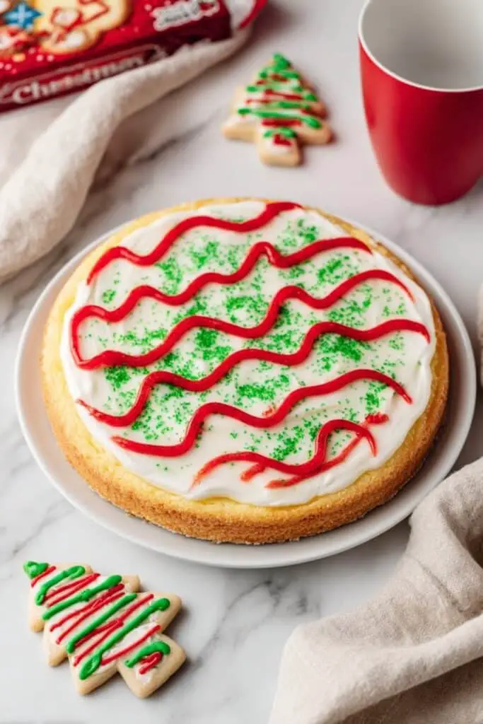 Christmas Tree Cheesecake with Little Debbie Snacks Recipe