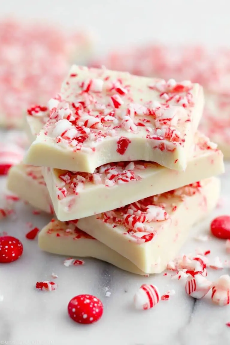 Candy Cane White Chocolate Fudge Recipe