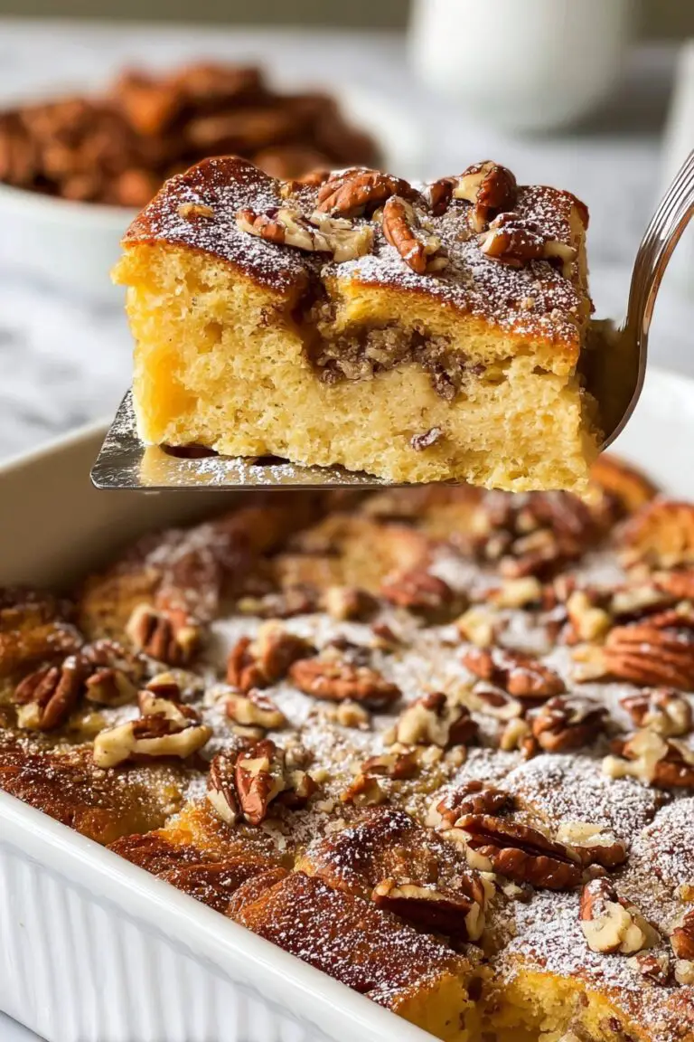 Overnight French Toast Casserole with Maple Cinnamon Whipped Cream Recipe