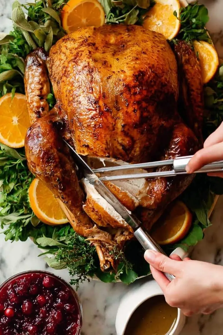 Juicy Roast Turkey with Crispy Skin Recipe