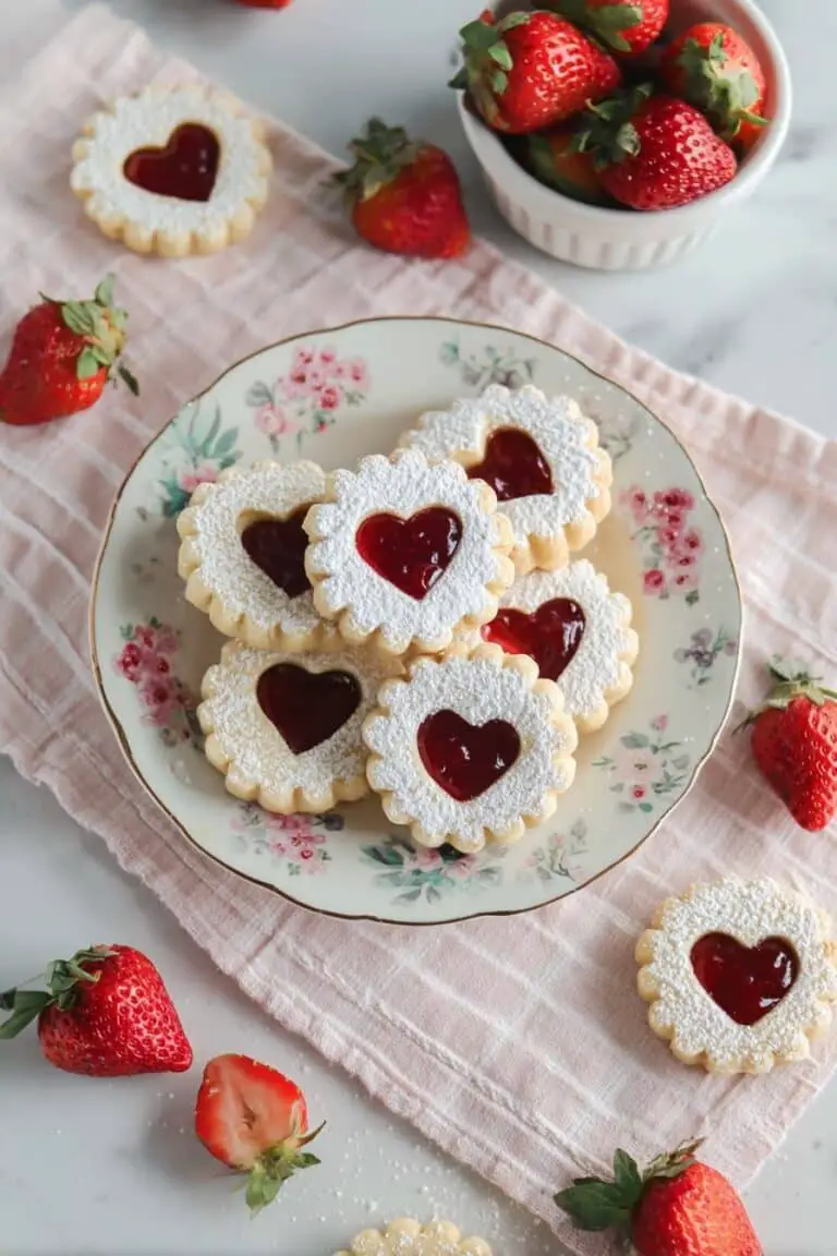 Sweet Raspberry Linzer Cookies Recipe