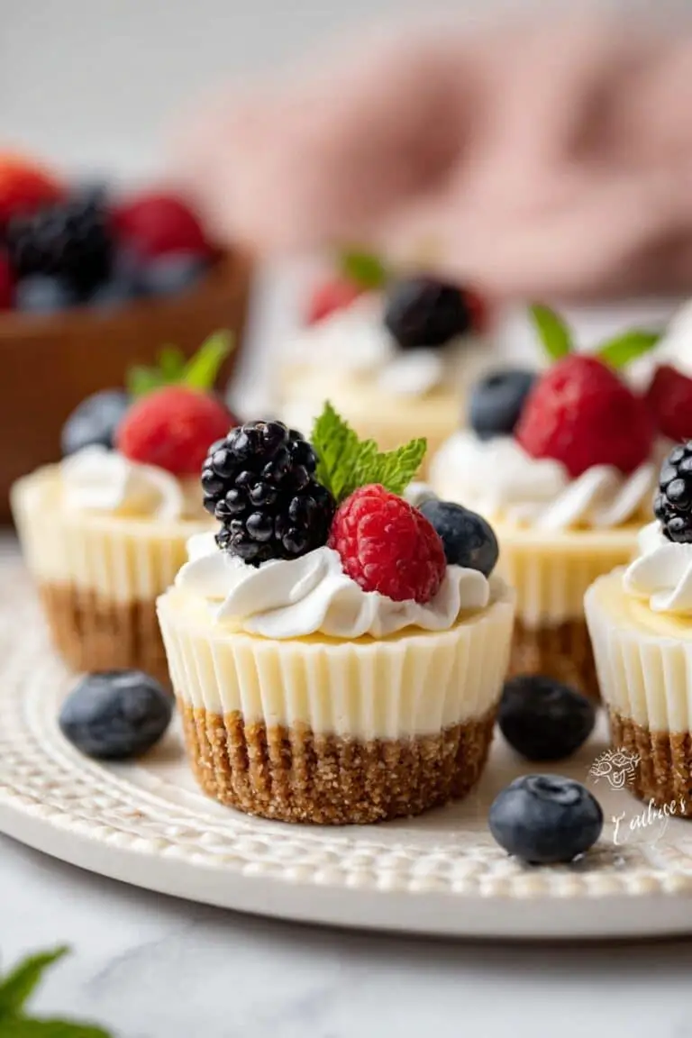 Easy Mini Cheesecakes Recipe