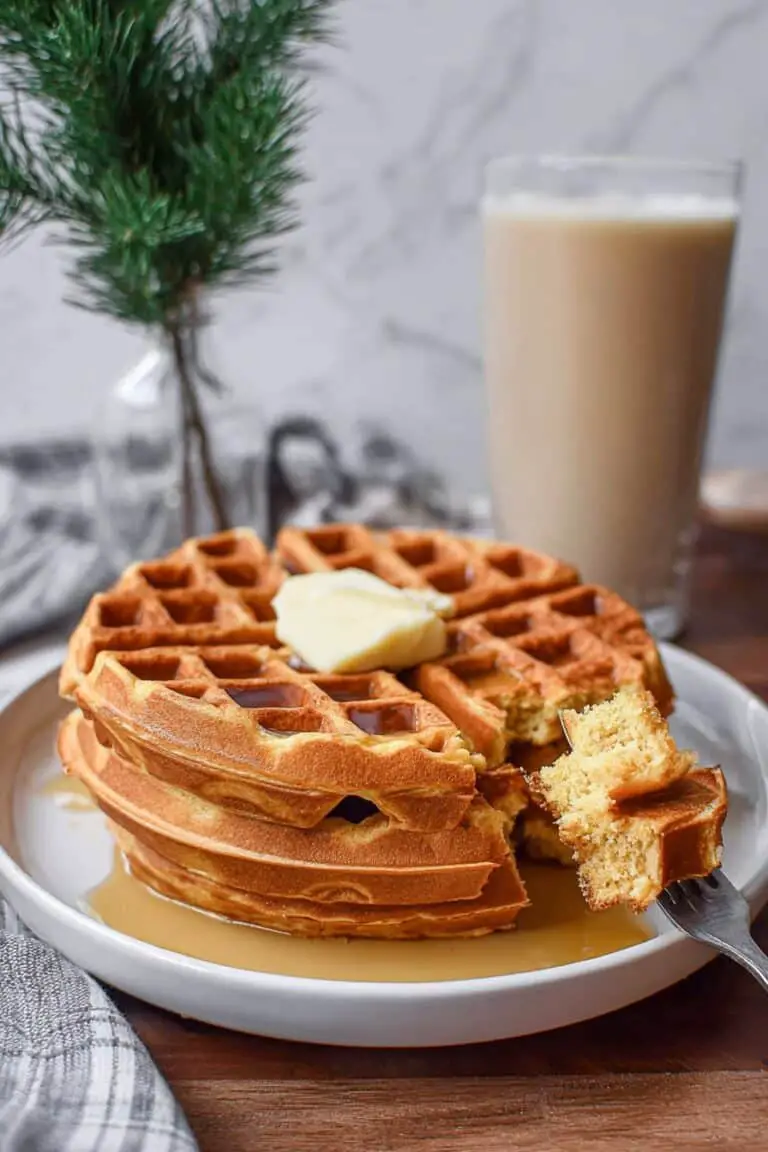 Eggnog Waffles Recipe