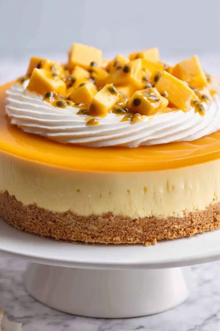 No Bake Mango Cheesecake Recipe