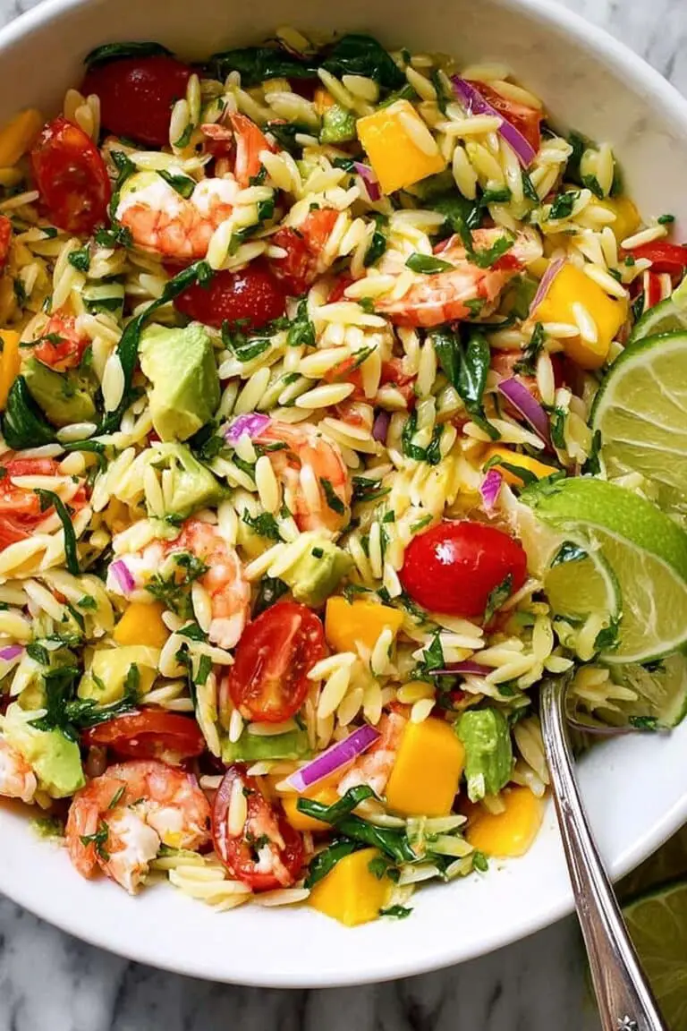 Prawn Mango Avocado Salad with Lime Dressing Recipe