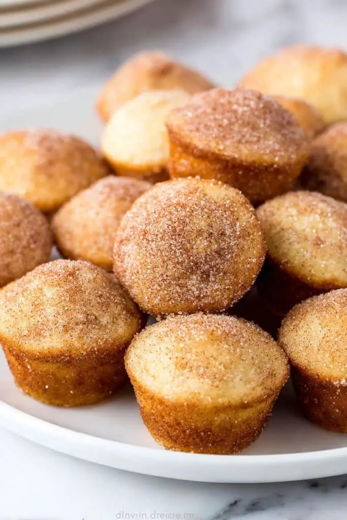 Cinnamon Sugar Mini Donut Muffins Recipe