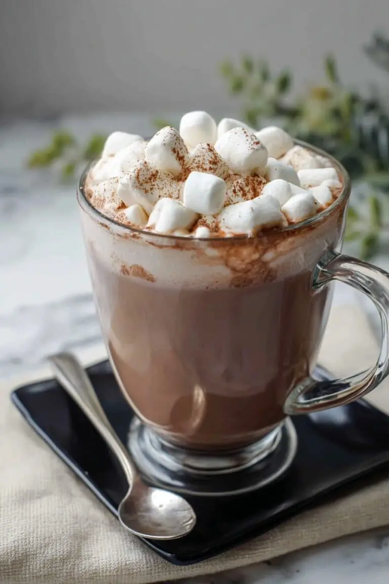 Creamy Hot Chocolate with Marshmallows Recipe