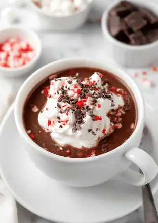 Creamy Homemade Hot Chocolate Recipe