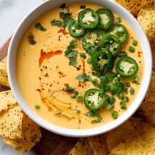 Vegan Butternut Squash Queso with Jalapeño Recipe-image