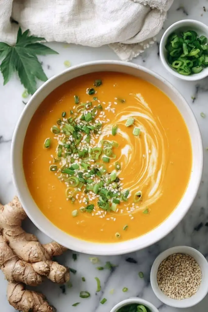 Ginger Sweet Potato Soup Recipe
